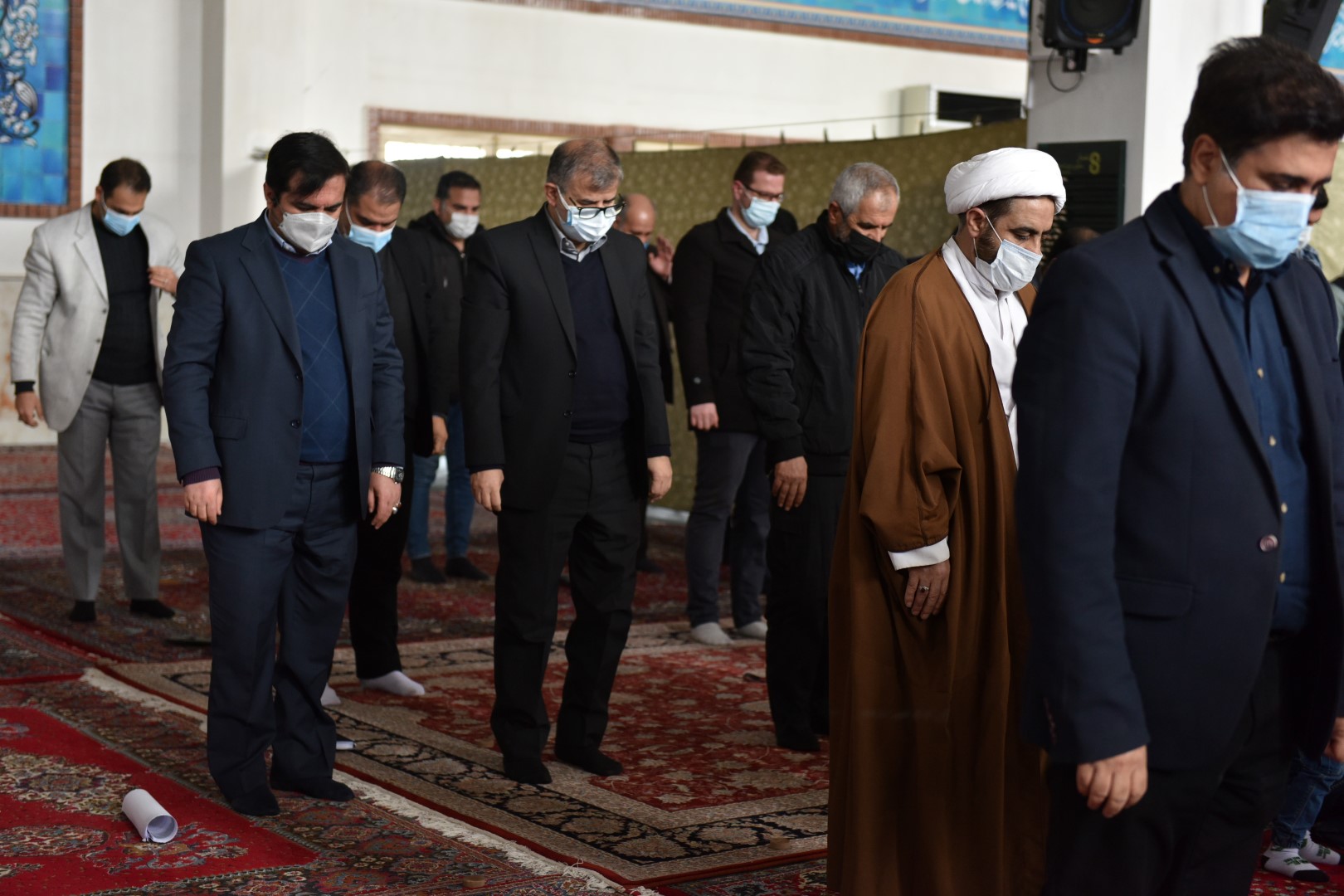 حضور دکتر عبداللهی استاندار البرز در نماز عبادی سیاسی جمعه چهارباغ